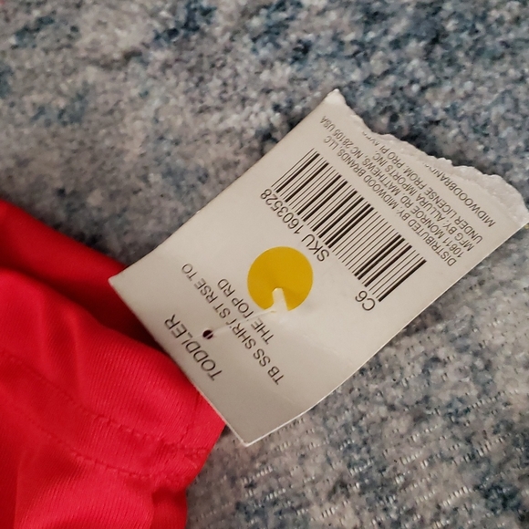 Pro Player two piece red and black shorts with tshirt in size 3T. - Picture 4 of 8